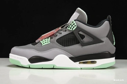 Green Retro Air Jordan 4 Glow 308497-033 1010